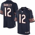 Mens Nike Chicago Bears #12 Matt Barkley Limited Navy Blue Team Color NFL Jersey