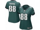 Women Nike Philadelphia Eagles #88 Trey Burton Game Midnight Green Team Color NFL Jersey