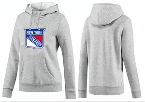 NHL Women New York Rangers Logo Pullover Hoodie 16