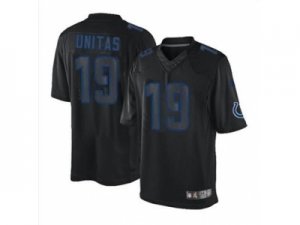 Nike jerseys indianapolis colts #19 unitas black[Impact Limited]