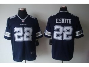 Nike Dallas Cowboys #22 E.SMITH Blue[Limited]Jerseys