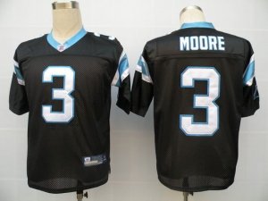 nfl carolina panthers #3 matt moore black