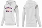 Women Chicago bears Logo Pullover Hoodie-113
