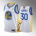 Warriors #30 Stephen Curry White Nike 2022 Finals Champions Swingman Jersey