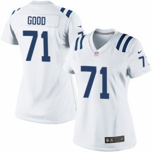 Women\'s Nike Indianapolis Colts #71 Denzelle Good Limited White NFL Jersey