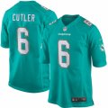 Nike Miami Dolphins #6 Jay Cutler Game Aqua Green Team Color NFL Jersey