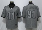 Nike Eagles #91 Fletcher Cox Gray Gridiron Gray Vapor Untouchable Limited Jersey