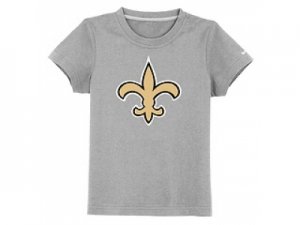 nike orleans saints authentic logo youth T-Shirt grey