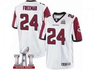 Youth Nike Atlanta Falcons #24 Devonta Freeman Limited White Super Bowl LI 51 NFL Jersey