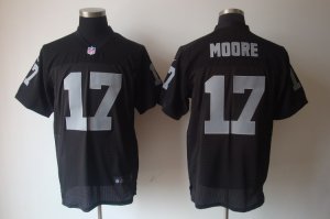 Nike NFL Oakland Raiders #17 Denarius Moore Black Elite jerseys