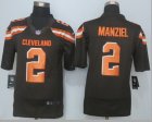 Nike Cleveland Browns #2 Manziel Brown Jerseys(Limited)