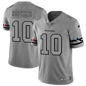 Nike Texans #10 DeAndre Hopkins 2019 Gray Gridiron Gray Vapor Untouchable Limited