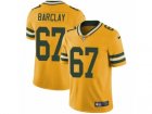 Mens Nike Green Bay Packers #67 Don Barclay Limited Gold Rush NFL Jersey