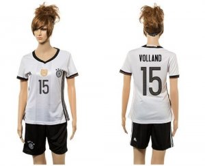 Women Germany #15 Volland White Home Soccer Country Jersey