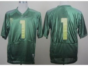 Ncaa Oregon Ducks No.#1 Fan Green Pro Combat Pac-12 College Football Jerseys