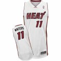 Mens Adidas Miami Heat #11 Dion Waiters Authentic White Home NBA Jersey