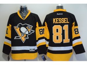 NHL Pittsburgh Penguins #81 Phil Kessel black Stitched jerseys