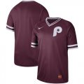 Phillies Blank Red Throwback Jersey