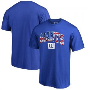 New York Giants NFL Pro Line by Fanatics Branded Banner Wave T-Shirt Royal