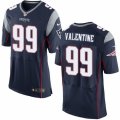 Mens Nike New England Patriots #99 Vincent Valentine Elite Navy Blue Team Color NFL Jersey