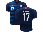 2018-19 USA #17 Altidore Away Soccer Country Jersey