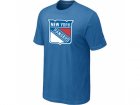 NHL New York Rangers Big & Tall Logo light Blue T-Shirt