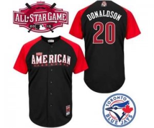 mlb 2015 all star jerseys toronto blue jays #20 donaldson black