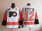 nhl philadelphia flyers #12 gagne orange[winter classic]