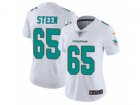 Women Nike Miami Dolphins #65 Anthony Steen Vapor Untouchable Limited White NFL Jersey