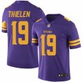 Youth Nike Minnesota Vikings #19 Adam Thielen Limited Purple Rush NFL Jersey