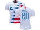 2018-19 USA #20 Arriola Home Soccer Country Jersey