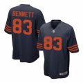 Men's Nike Chicago Bears #83 Martellus Bennett Game Navy Blue 1940s Throwback Alternate NFL Jersey