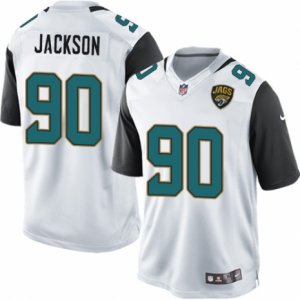 Mens Nike Jacksonville Jaguars #90 Malik Jackson Limited White NFL Jersey