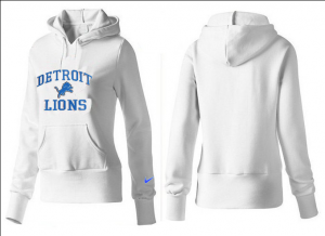 Women Detroit Lions Logo Pullover Hoodie-034