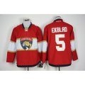 Mens Reebok Florida Panthers #5 Aaron Ekblad Authentic Red Home New NHL Jersey