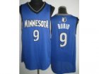 nba Minnesota Timberwolves #9 Ricky Rubio blue Jerseys[Revolution 30]