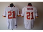 Nike NFL Washington Redskins #21 Fred Taylor White Elite jerseys