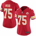 Women's Nike Kansas City Chiefs #75 Jah Reid Limited Red Rush NFL Jersey