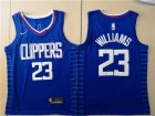 Clippers #23 Lou Williams Blue Nike Swingman Jersey