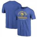 Golden State Warriors Fanatics Branded Royal Vintage Arch Tri-Blend T-Shirt