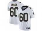 Mens Nike New Orleans Saints #60 Max Unger Vapor Untouchable Limited White NFL Jersey