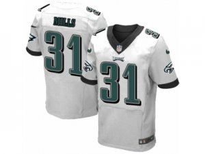 Men Nike Philadelphia Eagles #31 Jalen Mills Elite White NFL Jersey