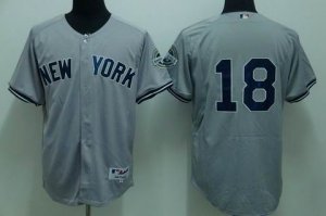 mlb new york yankees #18 damon grey(2009 logo)