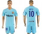 2017-18 Barcelona 10 MESSI Away Soccer Jersey