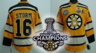 nhl boston bruins #16 sturm yellow[2011 stanley cup champions]