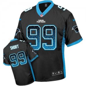 Nike Carolina Panthers #99 Kawann Short Black Team Color Men\' Stitched NFL Elite Drift Fashion Jersey