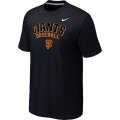 Nike MLB San Francisco Giants 2014 Home Practice T-Shirt - Black