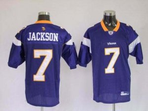 nfl minnesota vikings #7 jackson purple