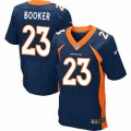 Mens Nike Denver Broncos #23 Devontae Booker Elite Navy Blue Alternate NFL Jersey - å‰¯æœ¬