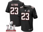 Mens Nike Atlanta Falcons #23 Robert Alford Elite Black Alternate Super Bowl LI 51 NFL Jersey